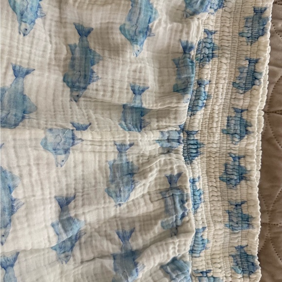 Sara Fitz Blue Fish PJ Set - Picture 3 of 4